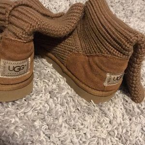 Knit UGG boots